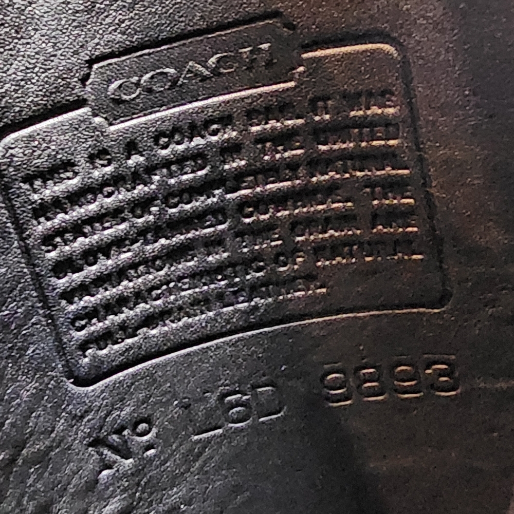 Vintage Coach Black/Nickel Scooter Bag #9893 - Picture 6 of 16
